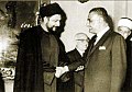 Nasser with Musa al-Sadr of Lebanon, 1960s