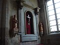 Retable d'autel, dans une chapelle bas-côté sud; l'autel provient de l'église Sainte Cécile du Havre.