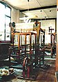 Handweaving in a Museum in Geltow, Germany