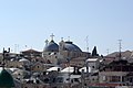 looking West onto the domes of the Holy Sepulchre Church