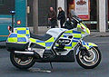 Police Moto bike at Derby Square