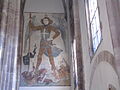 15th century fresco in Saint Thomas's Church, Strasbourg, France