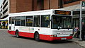 English: Travel Surrey 8090 (KV03 ZFS), a Dennis Dart SLF/Plaxton Pointer MPD, in Staines bus station, Surrey, on route 567 to Virginia Water.