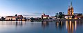 Deutsch: Ansicht der Domkirche aus dem Oder-Ufer English: View across Oder River to the cathedral Polski: Widok na katedrę zza Odry Esperanto: vido trans Odron al la katedralo