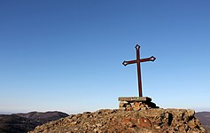 Cross atop Montecalvo