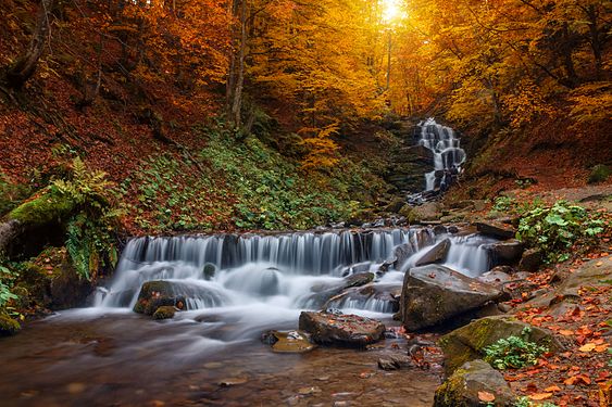 Waterfall Shypit. By Krasnickaja Katya