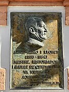 Placa de naixement de Jaume Mimó i Llobet.jpg