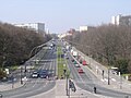 View to the north-west: the Altonaer Straße