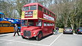 English Democrats 771 DYE, an AEC Routemaster, used by the party for promotional purposes. There was a bit of controversy about this, because Southern Vectis wouldn't allow it into the showground with the other buses, whereas their Scania 1103, which wears "island thinkers" branding featuring Conservative Island MP Andrew Turner was allowed in, with Andrew Turner hismelf posing for photographs, making it particually gaulling for the English Democrats.}}