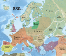 830 CE, Europe.svg