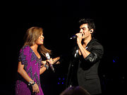 Jonas Brothers: Live in Concert Tour. Pictured with Joe Jonas (1 September 2010)