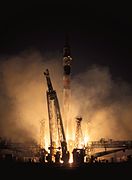 Soyuz TMA-6 launch, April 15, 2005