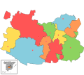 Judicial districts in Ciudad-Real province.