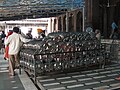 Plates for langar at Golden Temple, Amritsar