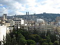 The Carmel mountain of Haifa (HaCarmel) viewed from Tiltan College