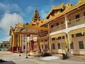 Botahtaung Pagoda Yangon 2013 building with Buddha shrines