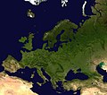 Satellite view of Europe ĉefa kategorio: Satellite pictures of Europe