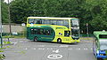 English: First Berkshire & The Thames Valley 37275 (LK58 EDJ), a Volvo B9TL/Wright Eclipse Gemini, in Bracknell bus station, Bracknell, Berkshire, on Green Line route 702. This vehicle also wears local fleet number GL5, which is most unusual as FirstGroup has a nation-wide fleet numbering scheme. Apparently the local fleet numbers are to avoid confusion with other vehicles.