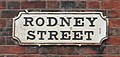 Rodney Street Sign