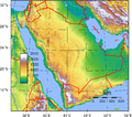 Topographic map