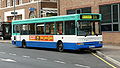 English: Southdown PSV 392 (V392 SVV), a Dennis Dart SLF/Plaxton Pointer 2, in Queensway, Redhill, laying over between duties on route 324.