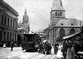 Essen Kettwiger Strasse / Burgplatz 1895