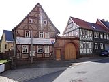 English: Houses in Uder, Thuringia, Germany