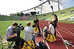 Thumbnail for File:Ingo Pawelke 2007 Olympiastadion München TV-Interview "Schlag den Raab".jpg