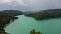 Lac de Vouglans vu de sur Faucon,9e prix Wiki Loves Earth 2016 en France