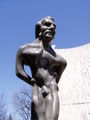 Statue of Louis Riel at the Collège universitaire de Saint-Boniface