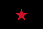 Flag of w:Mexican Zapatista Army,Mexican Communism and international no-global moviment