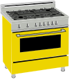 Graphic of a stove and oven