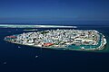 Maldives (Vue aérienne de la capitale, Malé)