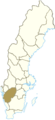 English: Västergötland in Sweden Svenska: Västergötland i Sverige