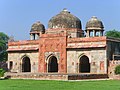 Isa Khan's mosque (Details), across his tomb, also built ca 1547 AD, near Humayun's tomb.