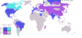 Countries where James Bond has visited