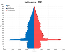Nottingham population pyramid.svg