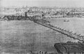 Panoramic view of Novi Sad with pontoon bridge (beginning of the 19th century)