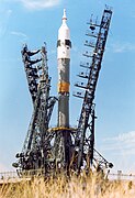 Installation of Soyuz 19, Baikonur 1975