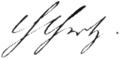 Autograph Heinrich Rudolf Hertz