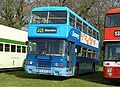 Damory Coaches 710 (TIL 6710), a Leyland Olympian. It was new to Southern Vectis, hence its attendance at the event.}}