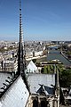 Flèche above crossing, Notre Dame de Paris