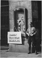 Anti-Semitic Nazi boycott of Jewish businesses and shops, Tietz Departement Store, Berlin, 1 April 1933