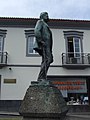 Bronze statue of José Cordeiro, pioneer of the electrification of the Azores