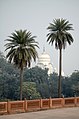 Gurdwara Damdama Sahib, Delhi, as seen from the terrace of Humayun's tomb.