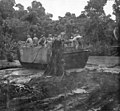 LVT-1 in mud at Cape Gloucester.