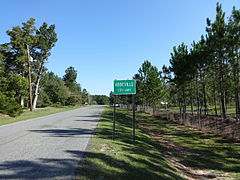 Abbeville City limit, Irwinville Rd NB.JPG