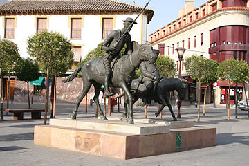 Estatua de Don Quijote y Sancho Panza