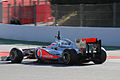 Button testing at Barcelona, February