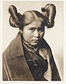 Pueblo people woman by Edward S. Curtis